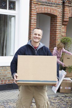 House removal team preparing a Brunswickpark home move