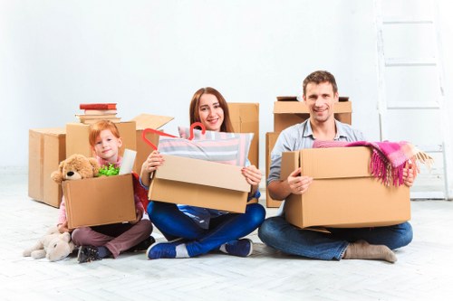 Moving van and loading process for a Brunswickpark house move