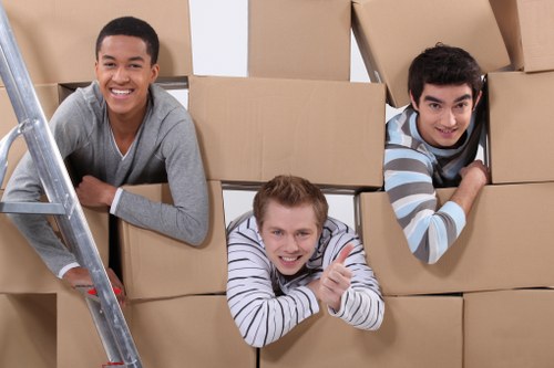 Commercial moving team planning a business relocation in Brunswickpark