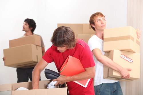 Commercial moving van service for offices and business relocation