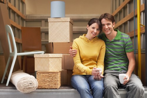 Professional removals team planning a move in Brunswickpark