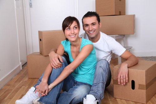 Household furniture being carefully loaded for a Brunswickpark home move